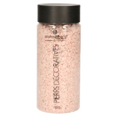 Decoratie/hobby stenen zalm roze 750 gram Decoratie/hobby stenen zalm roze 750 gram