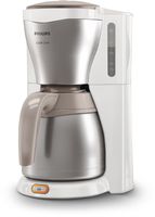 Philips filterkoffiezetapparaat Café Gaia HD7546/00 - wit/metaal - thumbnail