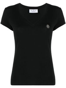 Philipp Plein t-shirt à patch logo - Noir