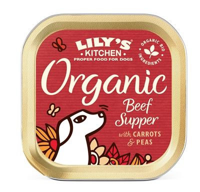 Lily&apos;s Kitchen dog organic beef supper