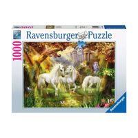 Ravensburger puzzel Eenhoorns in de herfst - 1000 stukjes - thumbnail