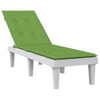 VidaXL Terrasstoelkussen (75+105)x50x3 cm stof gemêleerd groen VidaXL Terrasstoelkussen (75+105)x50x3 cm stof gemêleerd groen