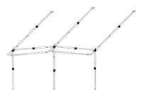 Dorema Frame Voortent President/Smaragd Aluminium 28mm