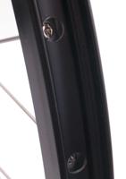 Achterwiel 26" / 559x19C Ryde Andra 30 velg met Shimano FH-M525 8/9/10 speed naaf voor 6 bouts remschijf - zwart