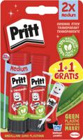 Pritt plakstift, 22 g, 1 + 1 gratis, op blister