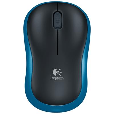 Logitech M185 2 4 GHz 3-toetsen 1000DPI draadloze optische muis draadloze bereik: 10m (blauw)