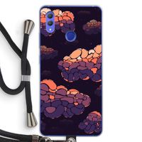 Patroon Wolken: Honor Note 10 Transparant Hoesje met koord