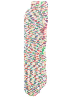 A.P.C. chaussettes à imprimé abstrait - Tons neutres