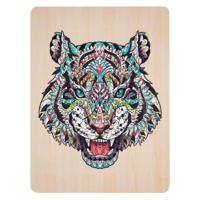 Unieke Houten Puzzel Tijger, 130st. - thumbnail