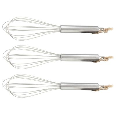 3x Stuks RVS keuken gardes / kloppers 24 cm keukengerei