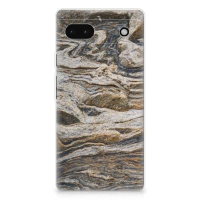 Google Pixel 6A | TPU | Siliconen hoesje | Steen