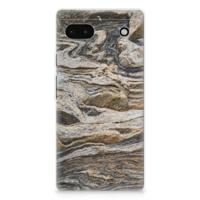 Google Pixel 6A | TPU | Siliconen hoesje | Steen