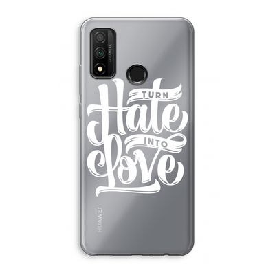 Turn hate into love: Huawei P Smart (2020) Transparant Hoesje