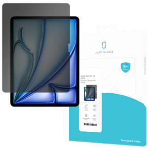 Just in Case Privacy Apple iPad Air 13 inch (2024) Screenprotector Glas