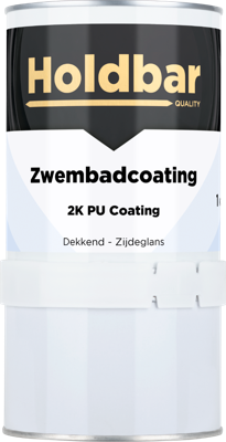 Holdbar Zwembadcoating Lichtgrijs (RAL 7035) 1 kg