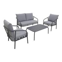 sweeek - Metalen loungeset, 4 zits