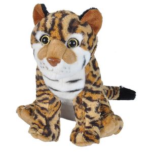 Pluche bruine ocelot/pardelkatten knuffel 35 cm speelgoed