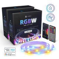 LED Strip 20 (2 sets van 10m) Meter RGB + Wit - Gaming Lichtstrip met App - LED-strips - Verlichting - thumbnail