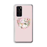 GRL PWR Flower: Huawei P40 Transparant Hoesje