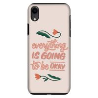 Optimistic flower girl: iPhone XR Tough Case