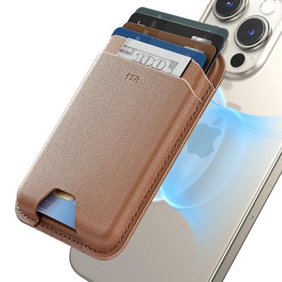 Magnetic Wallet Boost (HaloLock) - Brown