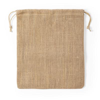 Nuture Eco Sport gymtasje - met rijgkoord sluiting - 25 x 30 cm - jute katoen - voor kinderen
