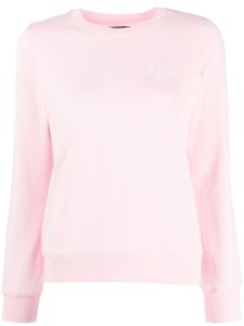 A.P.C. t-shirt à logo brodé - Rose