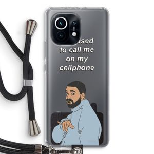 Hotline bling: Xiaomi Mi 11 Transparant Hoesje met koord