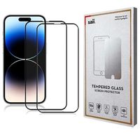 iPhone 15 Pro Max Saii 3D Premium Glazen Screenprotector - 2 St. - thumbnail