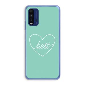 Best heart pastel: Xiaomi Redmi 9T Transparant Hoesje