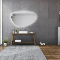 Spiegel Gliss Design Trendy Oval LED Verlichting 80cm
