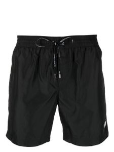 Dolce & Gabbana logo-plaque drawstring-waist shorts - Noir