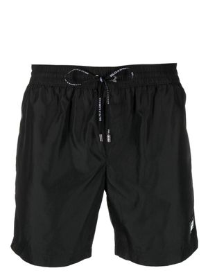 Dolce & Gabbana short à taille à lien de resserrage - Noir