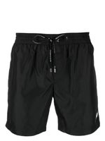 Dolce & Gabbana logo-plaque drawstring-waist shorts - Noir