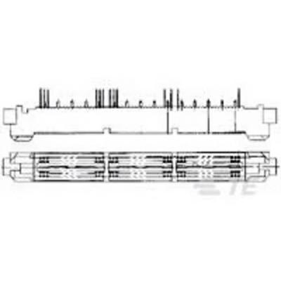TE Connectivity 5767006-7 Mezzanineconnector Inhoud: 1 stuk(s) Tube