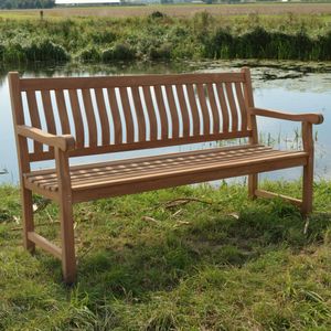LivingFurn Tuinbank 'Patrick' Teakhout, 180 cm