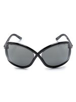 TOM FORD Eyewear lunettes de soleil Bettina à monture papillon - Noir