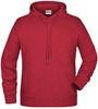 James & Nicholson JN8024 Men´s Hoody - /Carmine-Red-Melange - XL - thumbnail