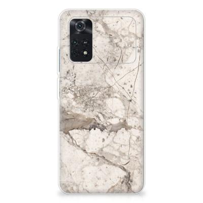 Xiaomi Poco M4 Pro 4G | TPU | Siliconen hoesje | Marmer Beige