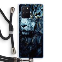 Darkness Lion: Samsung Galaxy Note 10 Lite Transparant Hoesje met koord