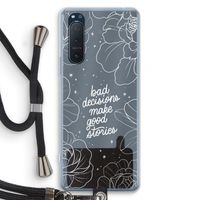 Good stories: Sony Xperia 5 II Transparant Hoesje met koord