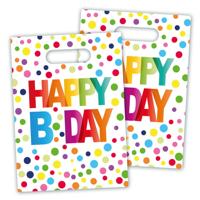 Folat BV uitdeelzakjes happy birthday confetti, 8st.