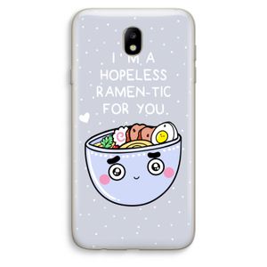 I'm A Hopeless Ramen-Tic For You: Samsung Galaxy J7 (2017) Transparant Hoesje