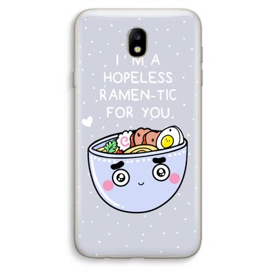 I'm A Hopeless Ramen-Tic For You: Samsung Galaxy J7 (2017) Transparant Hoesje