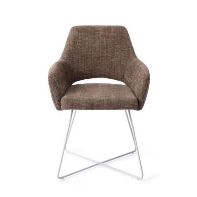 Yanai Eetkamerstoel - Cross White
