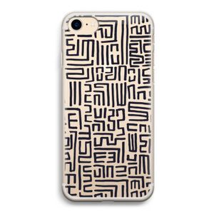 Moroccan Print: iPhone 7 Transparant Hoesje