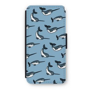 Narwhal: iPhone 8 Flip Hoesje