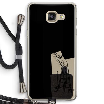 Musketon Painter: Samsung Galaxy A5 (2016) Transparant Hoesje met koord