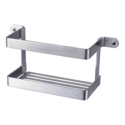 Flaconhouder Haceka IXI | Wandmontage | 24x10x9 cm | RVS | Rond | RVS look