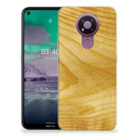 Nokia 3.4 | Bumper Hoesje | Licht Hout